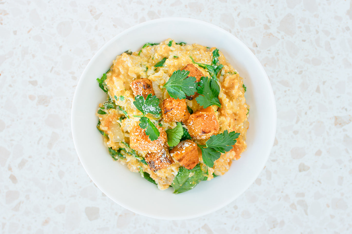 Chicken & Pumpkin Risotto | Naturally GF