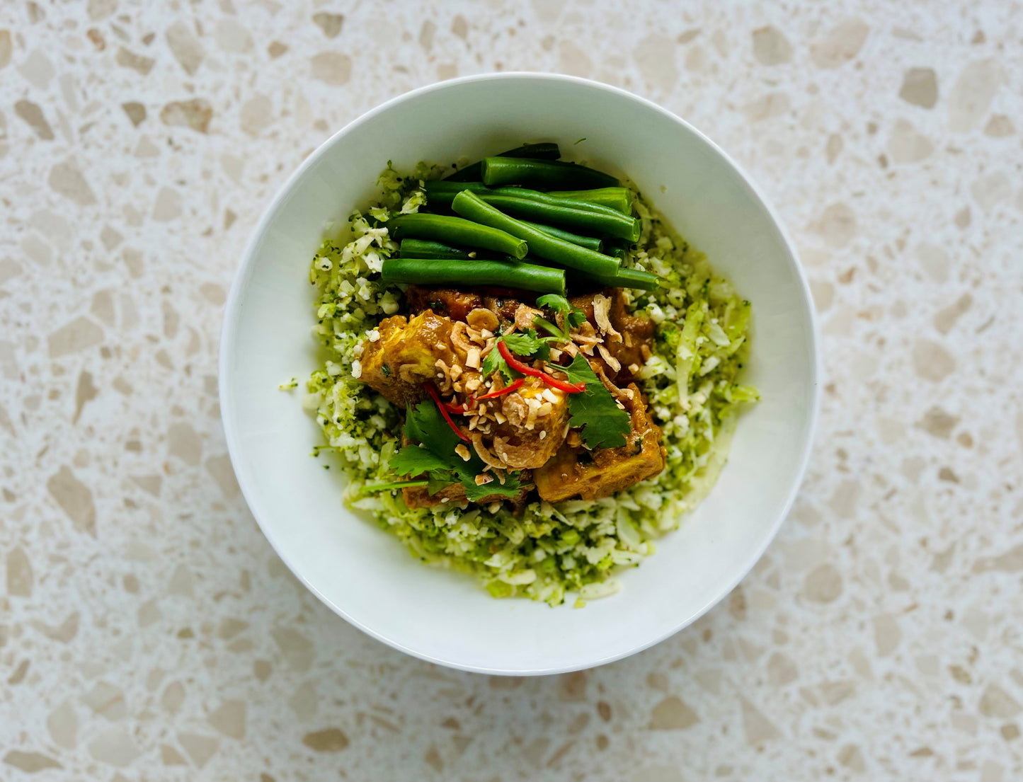 Satay Tofu with Cauliflower & Broccoli | Naturally GF  - Low Carb 450-500g