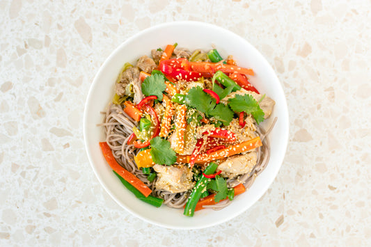 Soy Braised Chicken & Soba Noodles